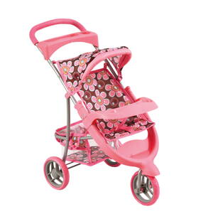 Doll stroller, pink