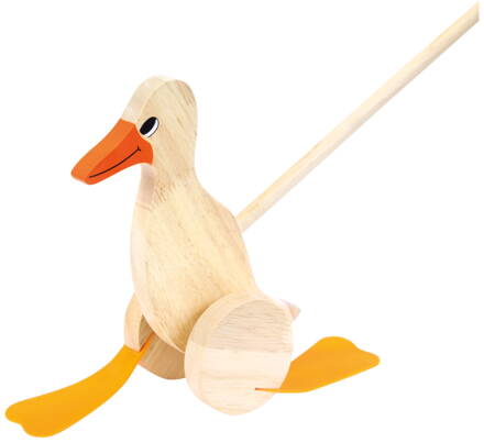 Push-along duck