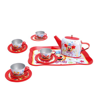 Kinder-Tee-Set, rot