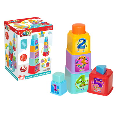 Baby Square Tower Shape Sorter