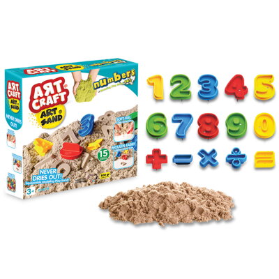 500 Gr Numbers Play Sand Set