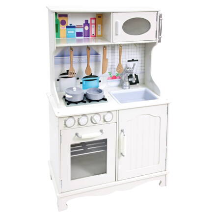 Play kitchen with acces.white