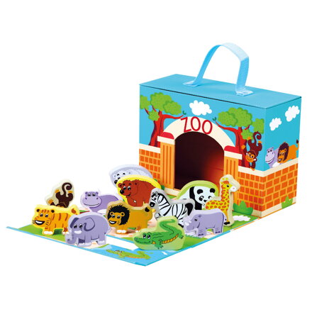 ZOO Animals in travel Case