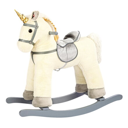 Plush rocking Unicorn , white