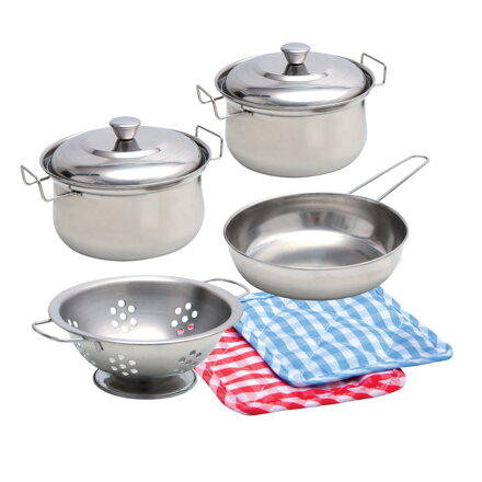 Stainless steel cooking set, 8