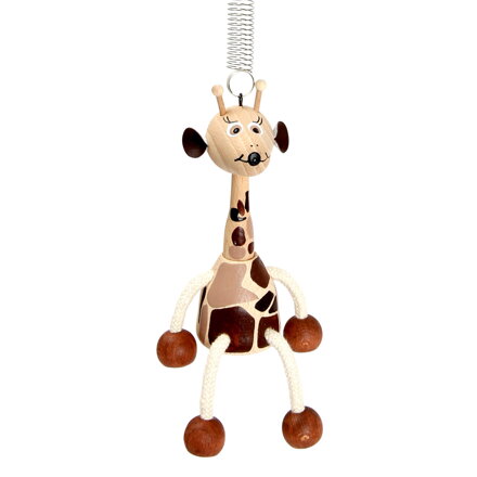 Giraffe mit Feder